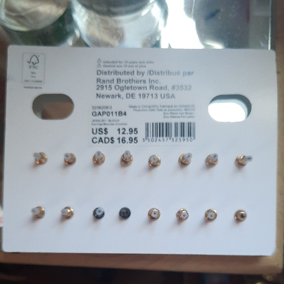 Multi-Color Stud Earring Set - Picture 2 of 3